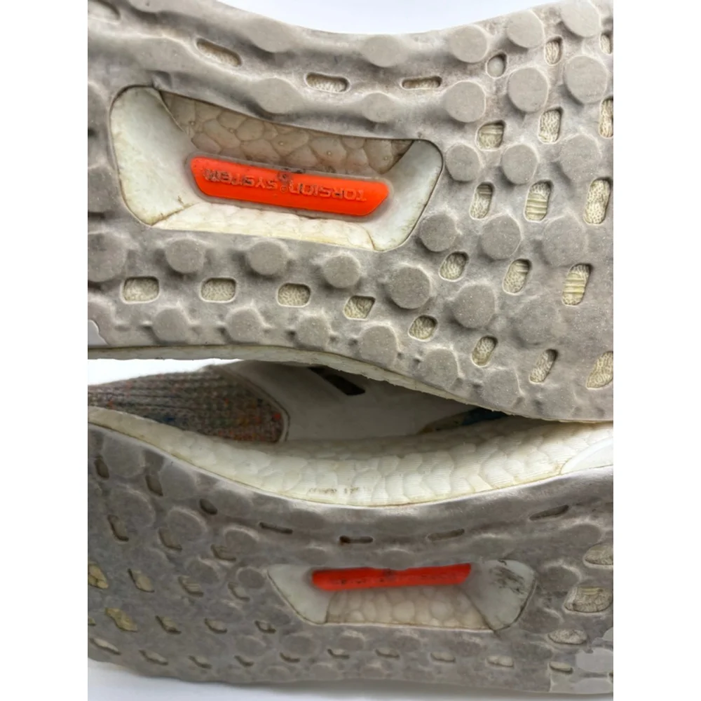 Women's Adidas Ultra Boost Athletic Shoes Size 10 Beige Multi-color